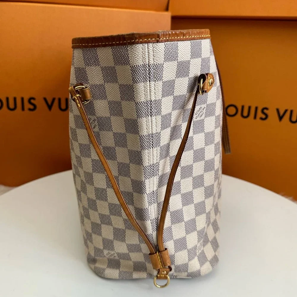 💎✨Authentic✨💎 Louis Vuitton Neverfull MM Damier Azur - Picture 8 of 14
